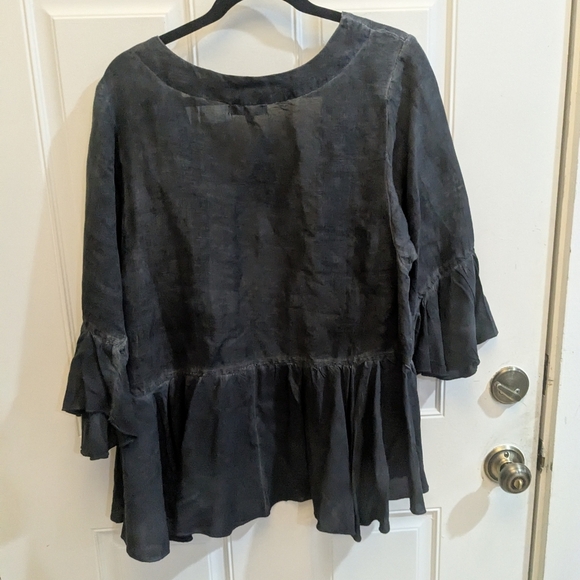 NWT Crosstree Lane Linen Jacket Lagenlook - Picture 7 of 7